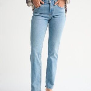 Abercrombie & Fitch Light Blue Straight Leg Jeans